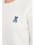 3 Iplik Taş Işlemeli Ayıcık Nakışlı Sweatshirt 4