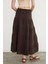 Beli Lastikli Keten Görünümlü Etek 7
