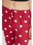 Kalp Desenli Süet Pijama Altı 6