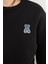 3 Iplik Taş Işlemeli Ayıcık Nakışlı Sweatshirt 5