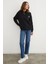 3 Iplik Fiyonk Işlemeli Kapüşonlu Sweatshirt 2