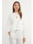 3 Iplik Ayıcık Nakışlı Bisiklet Yaka Sweatshirt 3