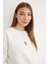 3 Iplik Ayıcık Nakışlı Bisiklet Yaka Sweatshirt 5