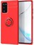 Samsung Galaxy Note 20 Kılıf Yüzüğü Stant ve Araç Tutucu Olabilen Şık Esnek Premium Silikon Kapak Ryc/ravel 1
