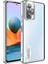 Redmi Note 10 Pro Kılıf Kenarları Lazer Renkli ve Logo Detaylı Şık Esnek Premium Silikon Kapak Ryc/omega 1