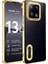 Xiaomi Mi 13 Pro Kılıf Kenarları Lazer Renkli ve Logo Detaylı Şık Esnek Premium Silikon Kapak Ryc/omega 1