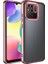 Redmi 10C Kılıf Kenarları Lazer Renkli ve Logo Detaylı Şık Esnek Premium Silikon Kapak Ryc/omega 1