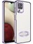 Samsung Galaxy A12 Kılıf Kenarları Lazer Renkli ve Logo Detaylı Şık Esnek Premium Silikon Kapak Ryc/omega 1