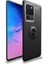 Samsung Galaxy S20 Ultra Kılıf Yüzüğü Stant ve Araç Tutucu Olabilen Şık Esnek Premium Silikon Kapak Ryc/ravel 1