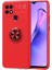 Oppo A15S Kılıf Yüzüğü Stant ve Araç Tutucu Olabilen Şık Esnek Premium Silikon Kapak Ryc/ravel 1