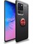 Samsung Galaxy S20 Ultra Kılıf Yüzüğü Stant ve Araç Tutucu Olabilen Şık Esnek Premium Silikon Kapak Ryc/ravel 1