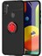 Samsung Galaxy A21 Kılıf Yüzüğü Stant ve Araç Tutucu Olabilen Şık Esnek Premium Silikon Kapak Ryc/ravel 1
