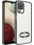 Samsung Galaxy M12 Kılıf Kenarları Lazer Renkli ve Logo Detaylı Şık Esnek Premium Silikon Kapak Ryc/omega 1
