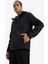 Fit Su Geçirmez Softshell Polar Regular Fit Kapüşonlu Fermuarlı Mevsimlik Baharlık Yağmurluk A2122AX25AU 3