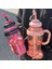 Spor Salonu Dış Mekan Aktiviteleri Için 1200 ml Pipetli Çay Süzgeci Pp+Silikon Şişeli Su Şişeleri (Fda Yok, Bpa Içermez)-Mor (Yurt Dışından) 2