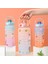 Ev Ofis Spor Salonu Için 2000 ml Motivasyonel Zaman Ölçeği Hatırlatıcısı Pipetli Su Şişesi Gradyanlı Içecek Su Isıtıcısı (Fda Sertifikası Yok, Bpa Içermez)-Mor Mavi (Yurt Dışından) 3