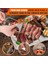 Adet 3 Çatallı Paslanmaz Çelik Şiş, Itici Kaydırıcı ile Barbekü Için, Et, Tavuk, Sosis, Sebze, Karides Için (Yurt Dışından) 4