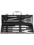 Kullanışlı Açık Hava Barbekü Ekipmanı 6 Parçalı Set Paslanmaz Çelik Barbekü Ekipmanı Barbekü Seti Barbekü Partisi (Yurt Dışından) 2