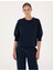 Kadın Lacivert Oversize Sweatshirt 50314963-VR033 1