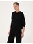 Kadın Siyah Oversize Sweatshirt 50314963-VR046 1