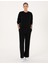Kadın Siyah Oversize Sweatshirt 50314963-VR046 4