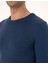 Erkek Indigo Melanj Slim Fit Bisiklet Yaka Basic Triko Kazak 50314192-VR155 7