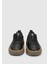 Siyah Deri Kadın Sneaker 3