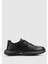 Siyah Deri Erkek Sneaker 1