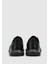 Siyah Deri Erkek Sneaker 3
