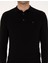 Erkek Siyah Slim Fit Polo Yaka Basic Triko Kazak 50314189-VR046 6