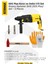 RTM226SET Sds Plus Kırıcı ve Delici 5'li Set - Eldiven-Çekiç-Uç Tutucu 1
