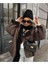 Kadın Siyah Oversize Ceket 6