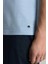 Açık Mavi Bisiklet Yaka Basic T-Shirt 4