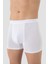 Erkek Beyaz Bambu Boxer 3'lü Paket 3