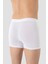 Erkek Beyaz Bambu Boxer 3'lü Paket 4