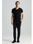 Siyah V Yaka Basic T-Shirt 3