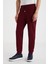 Bordo Merino Yün Activewear Triko Pantolon 1