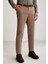 Pamuklu Tütün Rengi Regular Fit Chino Pantolon 1