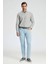 Slim Fit 5 Cep Gök Mavisi Chino Pantolon 2