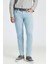 Slim Fit 5 Cep Gök Mavisi Chino Pantolon 3