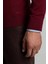 V Yaka Merino Yün Bordo Triko 5
