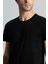 Bisiklet Yaka Siyah Basic T-Shirt 3