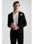 Siyah Extrafine Merino Triko Blazer Ceket 2