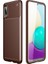 Samsung Galaxy A02 Kılıf Karbon Desenli Esnek Yüksek Kaliteli Meteryalden Üretilmiş Silikon Kapak Ryc/negro 1