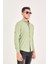 Puantiye Baskılı Poplin Pamuk Likra Slim Fit Erkek Gömlek 4