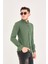 Puantiye Baskılı Poplin Pamuk Likra Slim Fit Erkek Gömlek 3