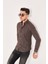 Puantiye Baskılı Poplin Pamuk Likra Slim Fit Erkek Gömlek 3