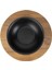 Döküm Yuvarlak Çorba Kasesi ve Kayın Servis Ahşabı. ÇAP(Ø)14CM.-BORDO 3