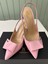 Ayakkabı VANTÉ – Blushe Pembe Rugan Tokalı Stiletto 2