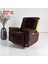 Relax TV Koltuğu Zürih Elektrikli Sırt Dayanağı Kontrol Panelli Ergonomik Kadife Polyester Kahverengi Dekoratif Baba Koltuğu 5